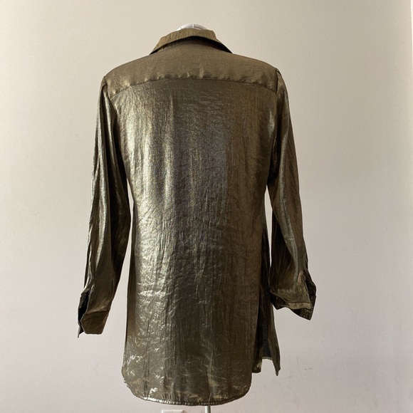 Ciel&Neige sheer copper metallic tunic - Picture 3 of 4